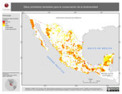 Sitios prioritarios terrestres para la conservación de la biodiversidad